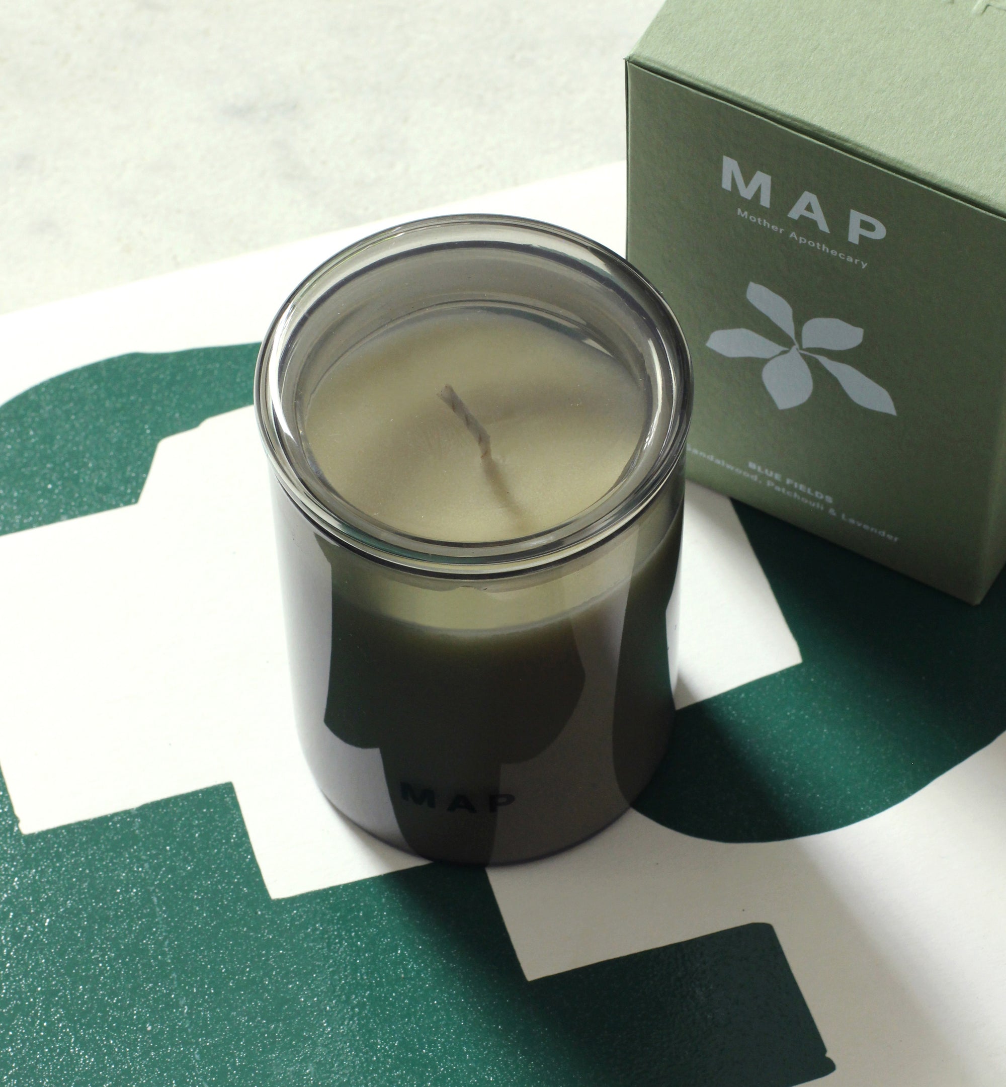 Blue Fields - Bougie d'aromathérapie pour se reposer