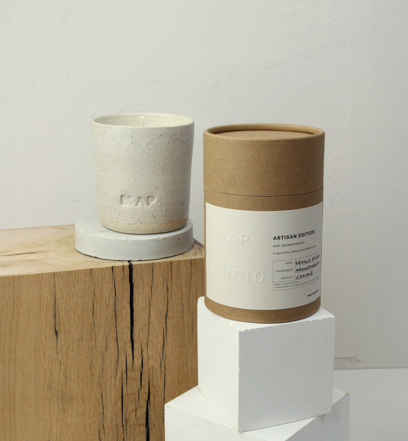 St Helena - Mandarin and Petitgrain Candle to Uplift.