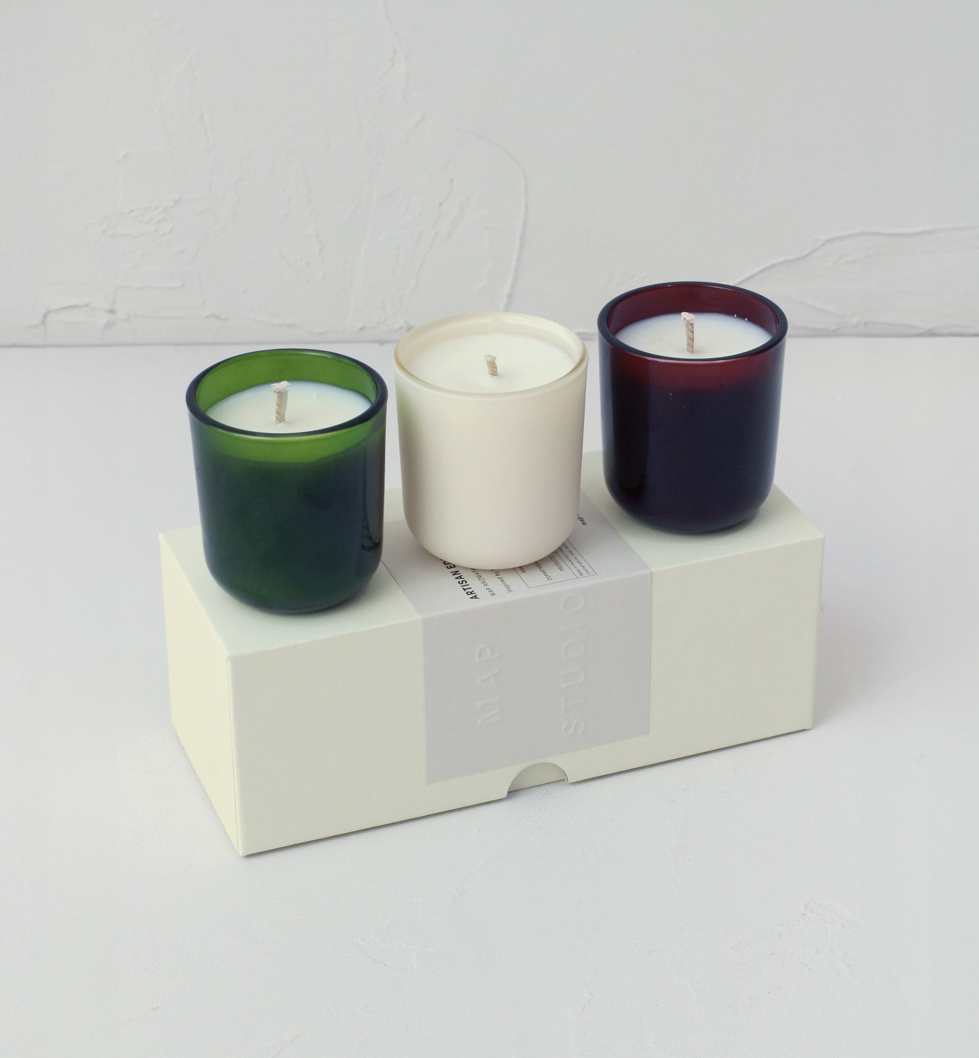 Set of 3 Small Aromatherapy Candles